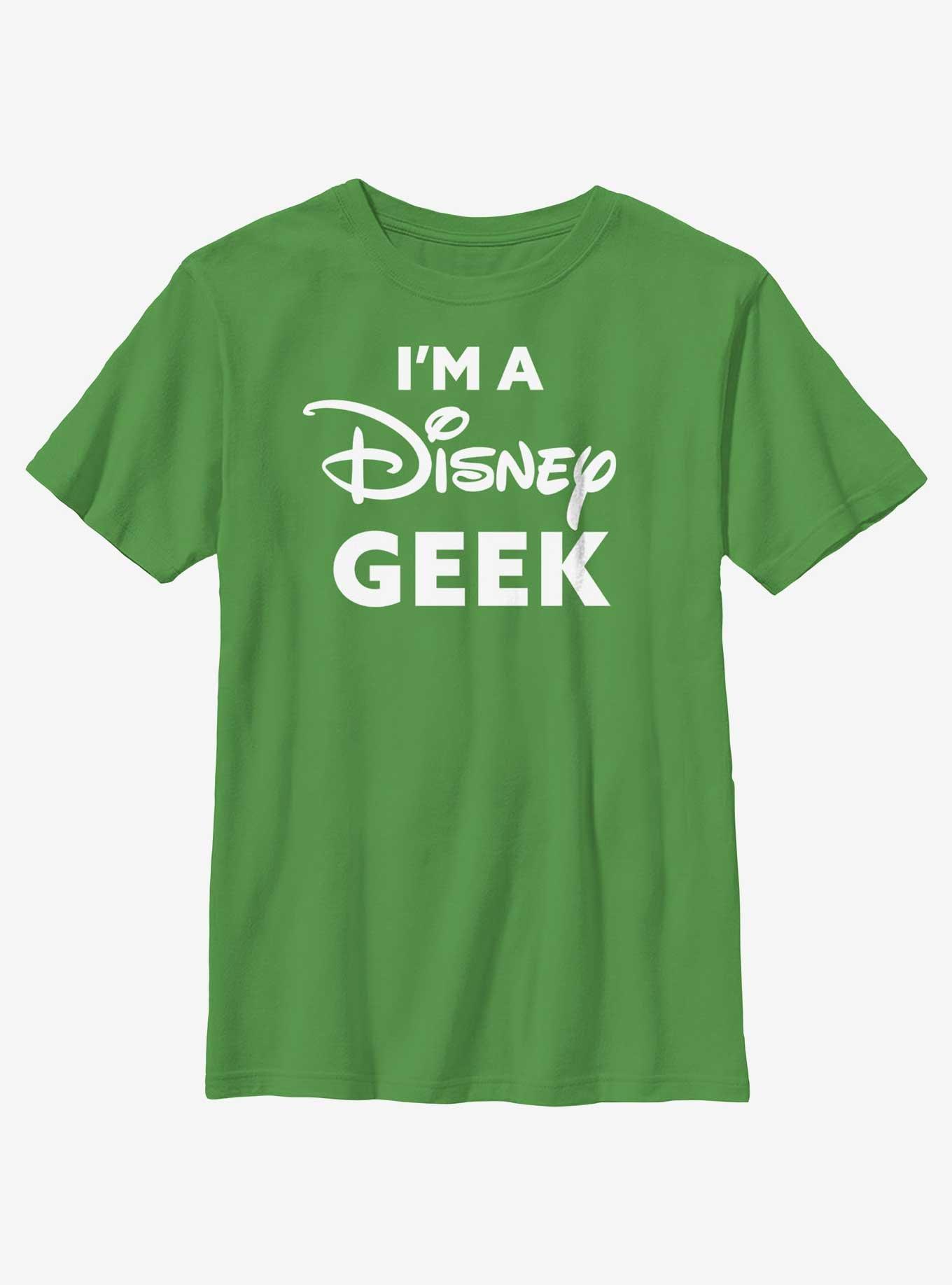 Disney I'm A Disney Geek Youth T-Shirt, KELLY, hi-res