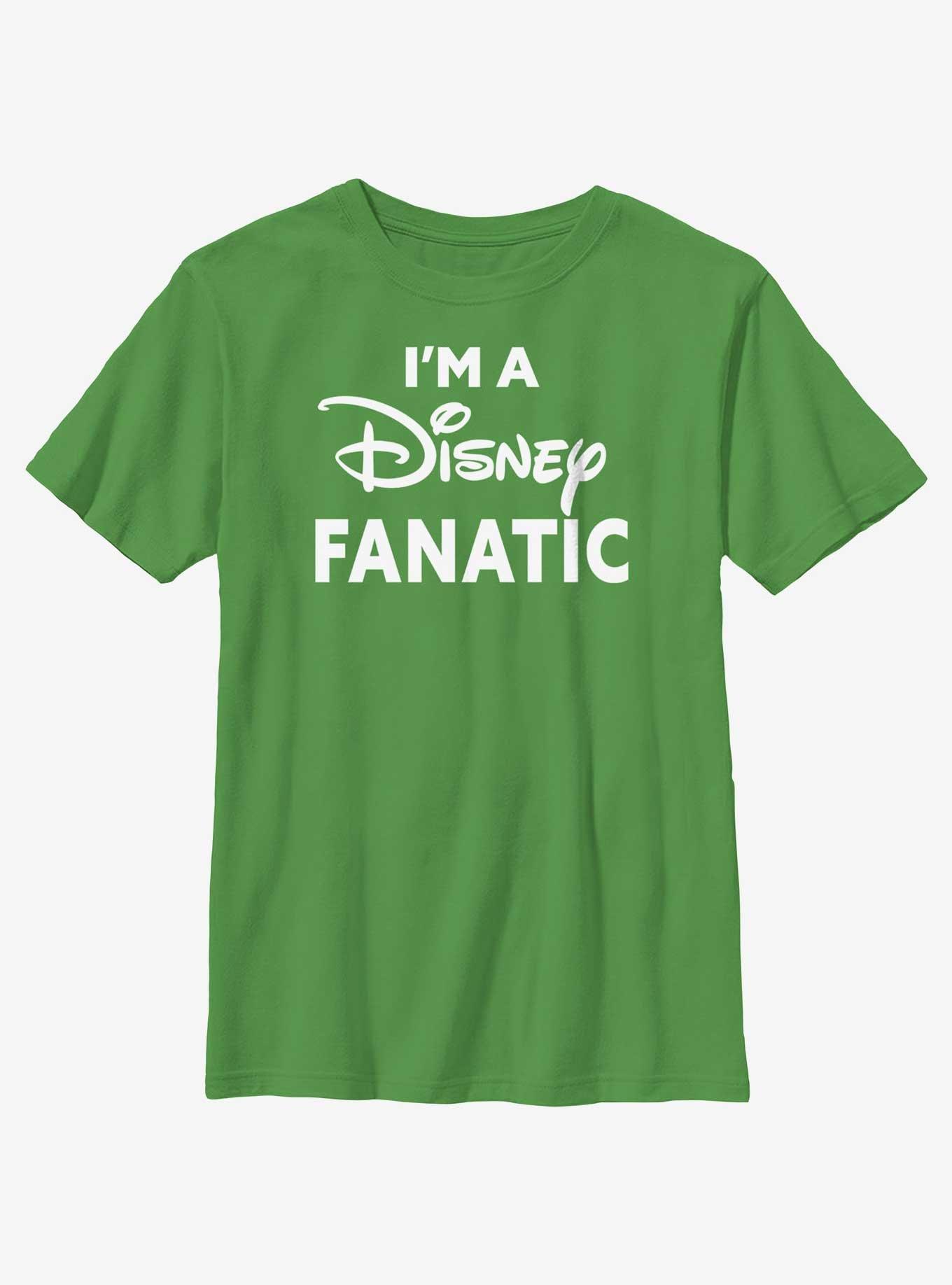 Disney I'm A Disney Fanatic Youth T-Shirt, , hi-res