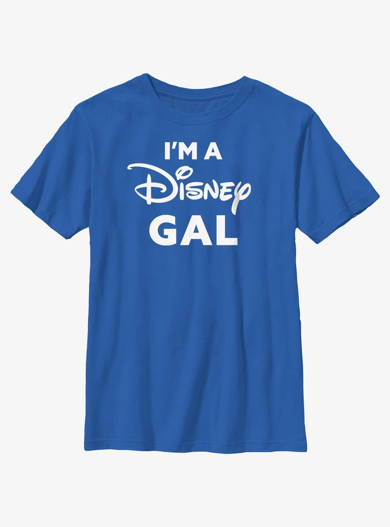 Disney I'm A Disney Gal Youth T-Shirt, ROYAL, hi-res