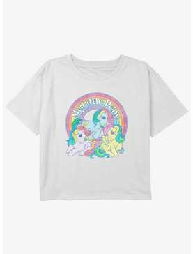 My Little Pony Retro Ponies Youth Girls Boxy Crop T-Shirt, , hi-res