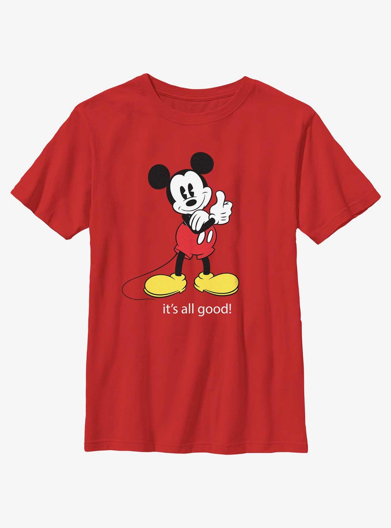 Disney Mickey Mouse All Good Mick Youth T-Shirt, , hi-res