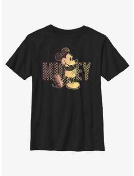 Disney Mickey Mouse Checkered Mouse Youth T-Shirt, , hi-res