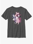Disney The Nightmare Before Christmas Lock Shock and Barrel Easter VibesYouth T-Shirt, CHAR HTR, hi-res