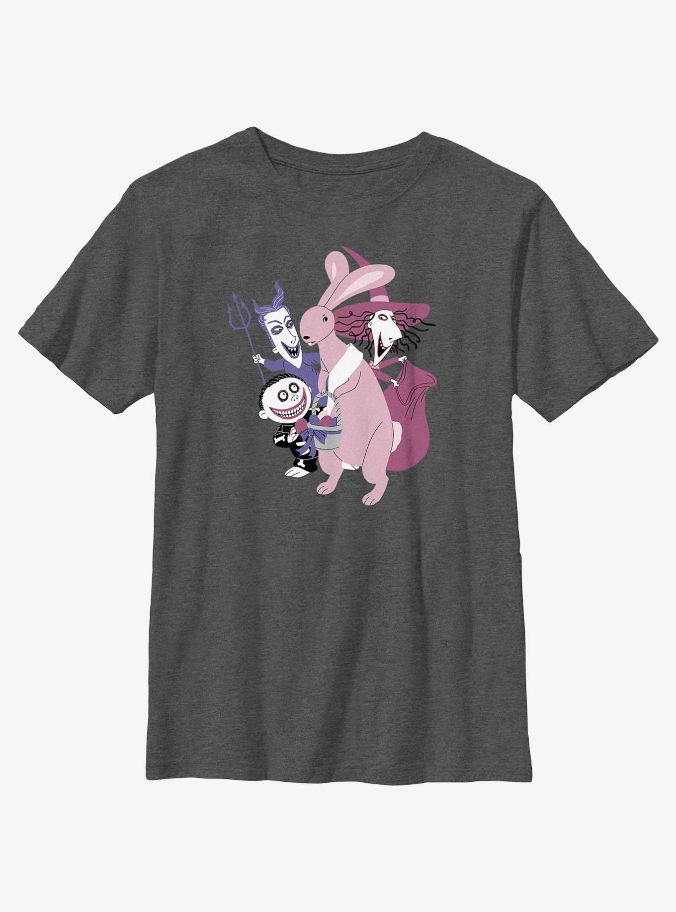 Disney The Nightmare Before Christmas Lock Shock and Barrel Easter VibesYouth T-Shirt, , hi-res