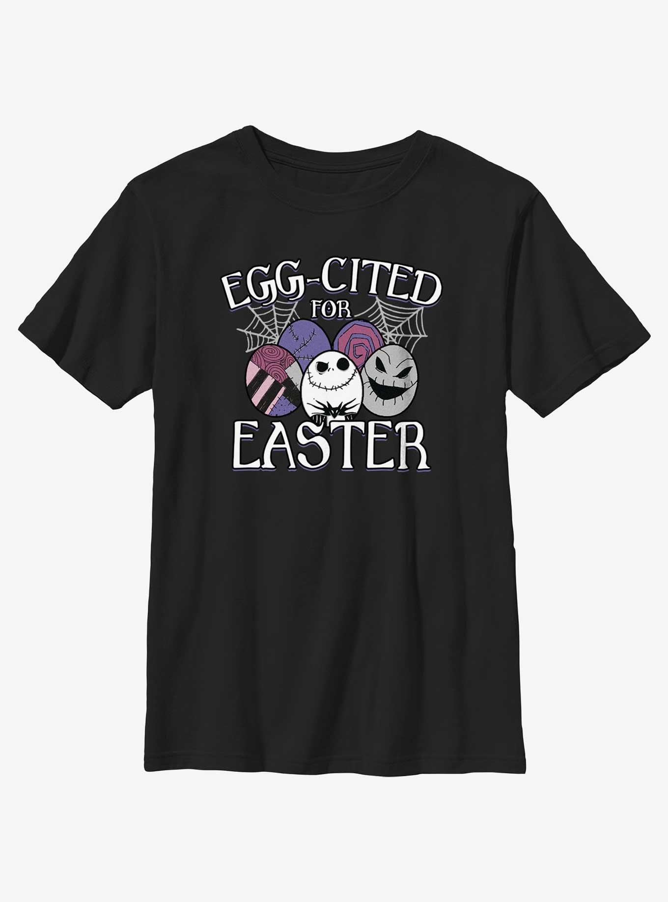 Disney The Nightmare Before Christmas Eggcited For Easter Youth T-Shirt, , hi-res