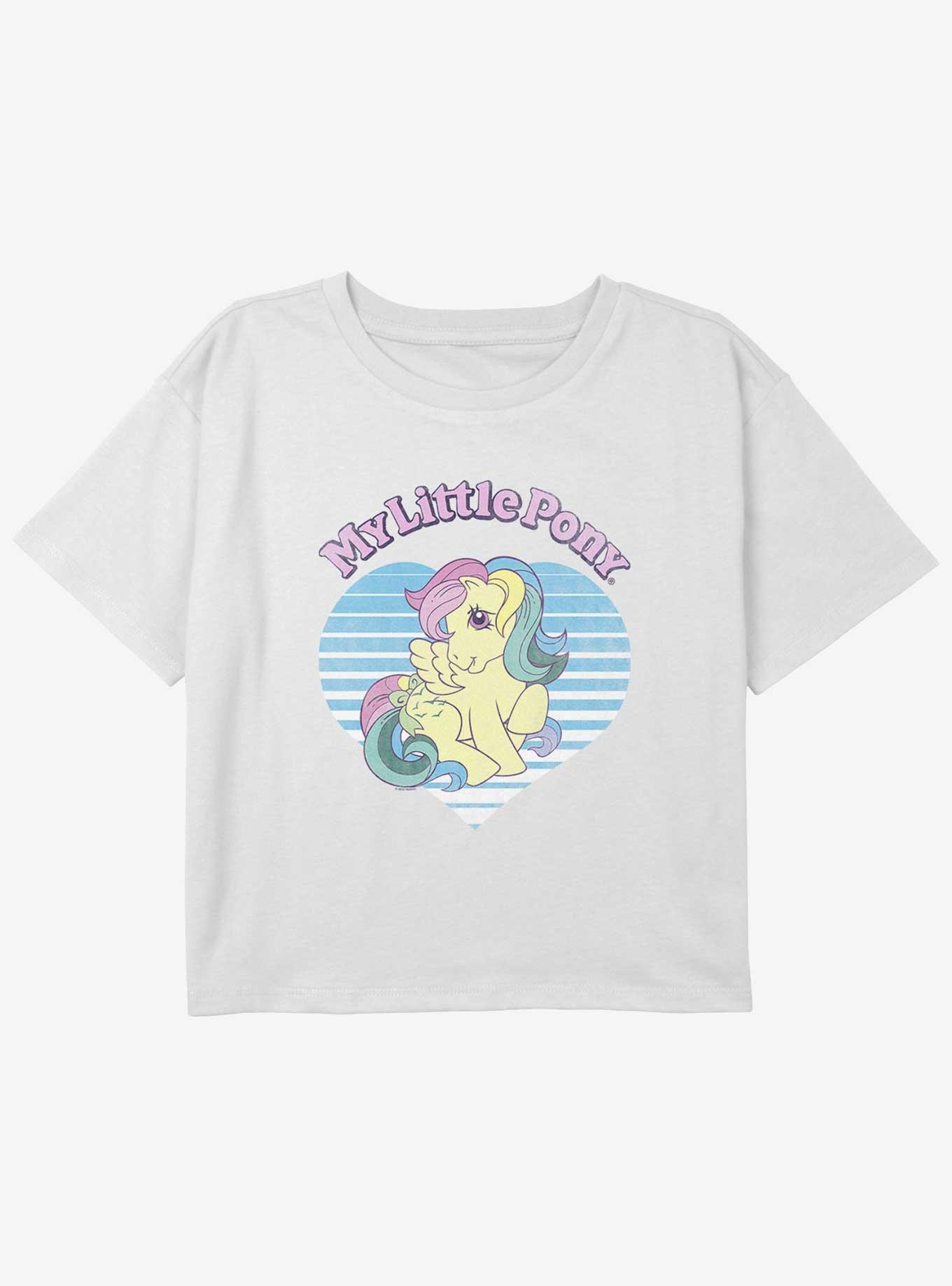 My Little Pony Skydancer Heart Youth Girls Boxy Crop T-Shirt