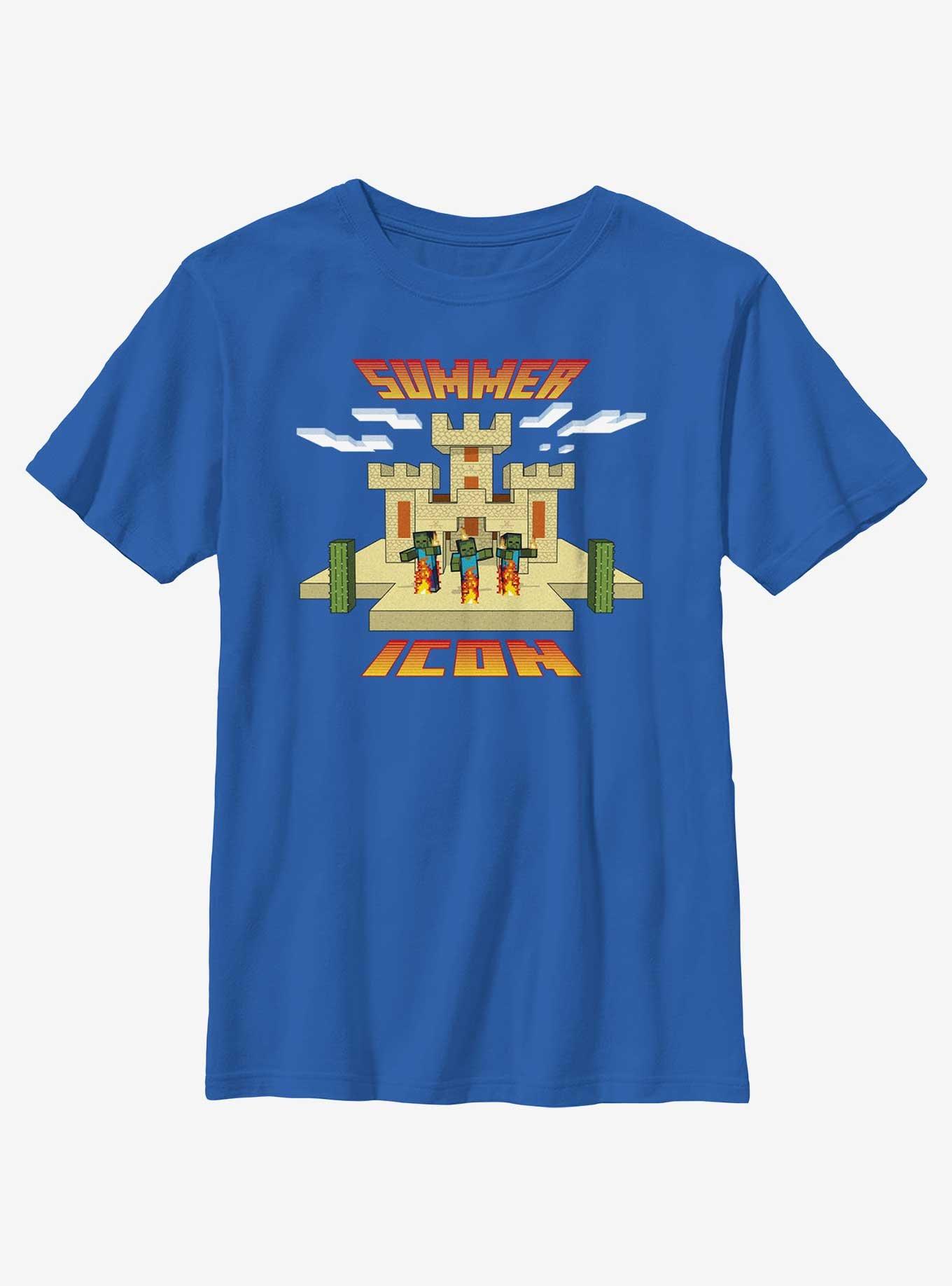 Minecraft Summer Icon Youth T-Shirt