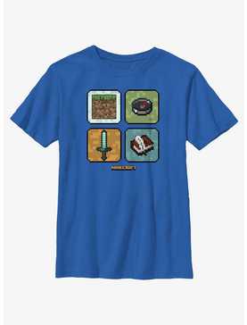 Minecraft Icon Grid Youth T-Shirt, , hi-res