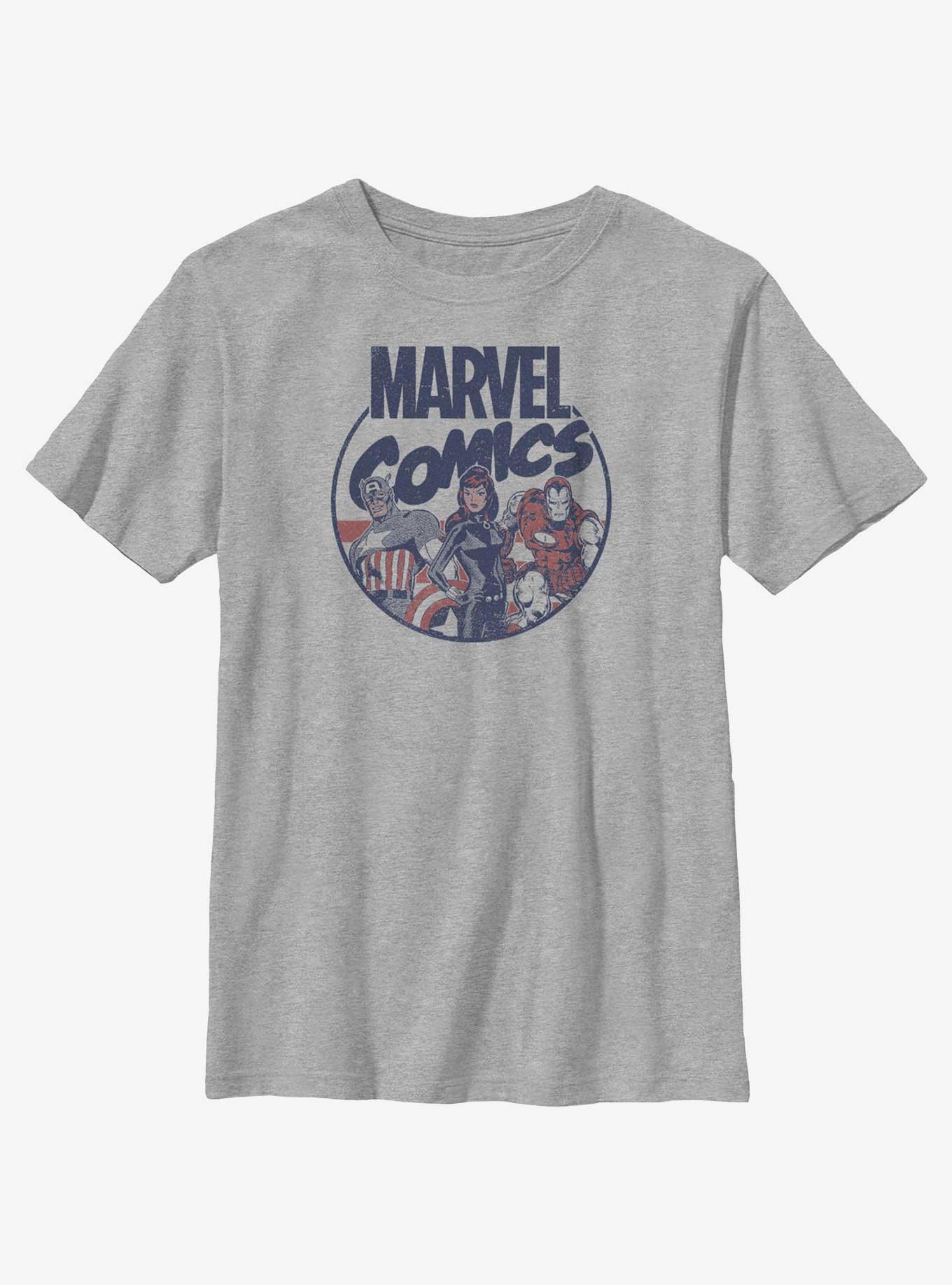 Marvel Comics Icon Logo Youth T-Shirt, , hi-res