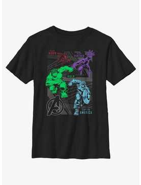 Marvel Avengers Running Grid Youth T-Shirt, , hi-res