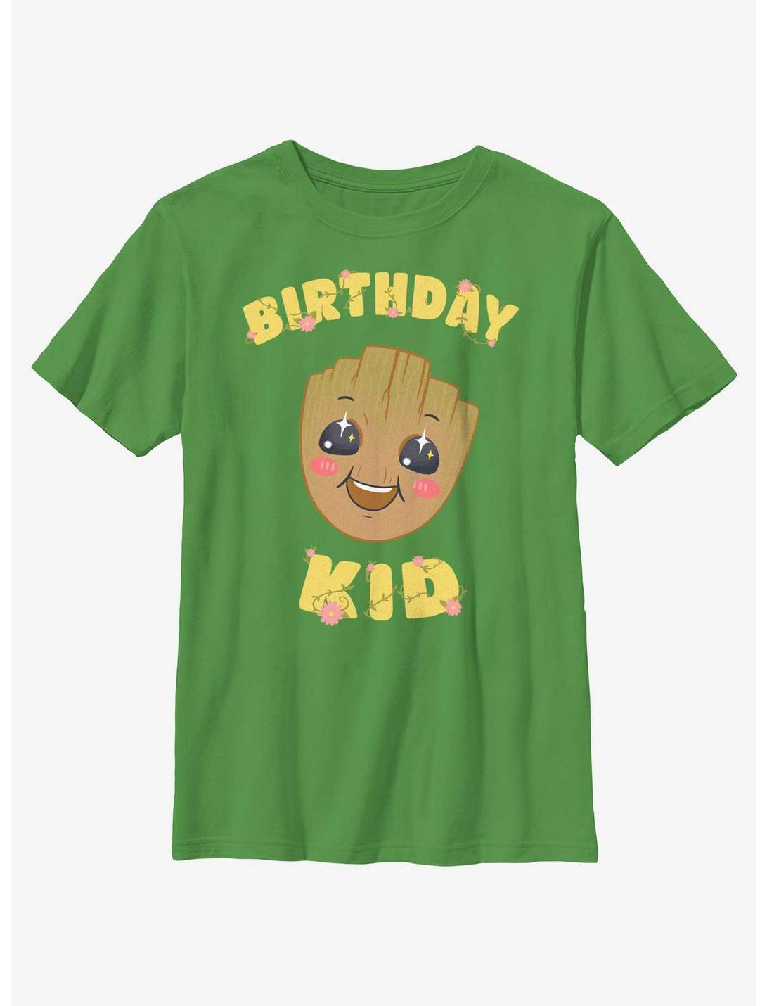 Marvel Guardians Of The Galaxy Birthday Kid Groot Youth T-Shirt, KELLY, hi-res