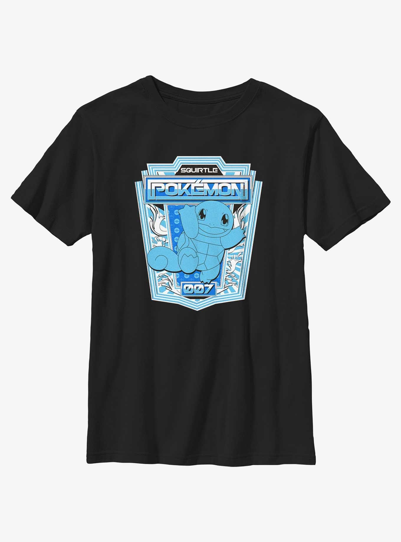 Pokemon Squirtle Badge Youth T-Shirt