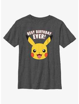 Pokemon Pikachu Best Birthday Youth T-Shirt, , hi-res