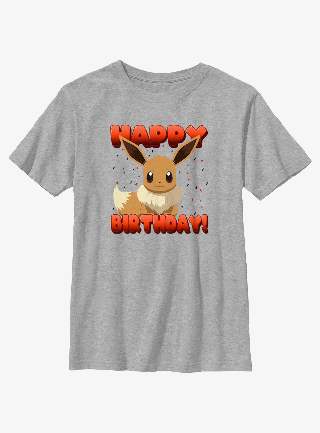 Pokemon Eevee Birthday Youth T-Shirt, , hi-res