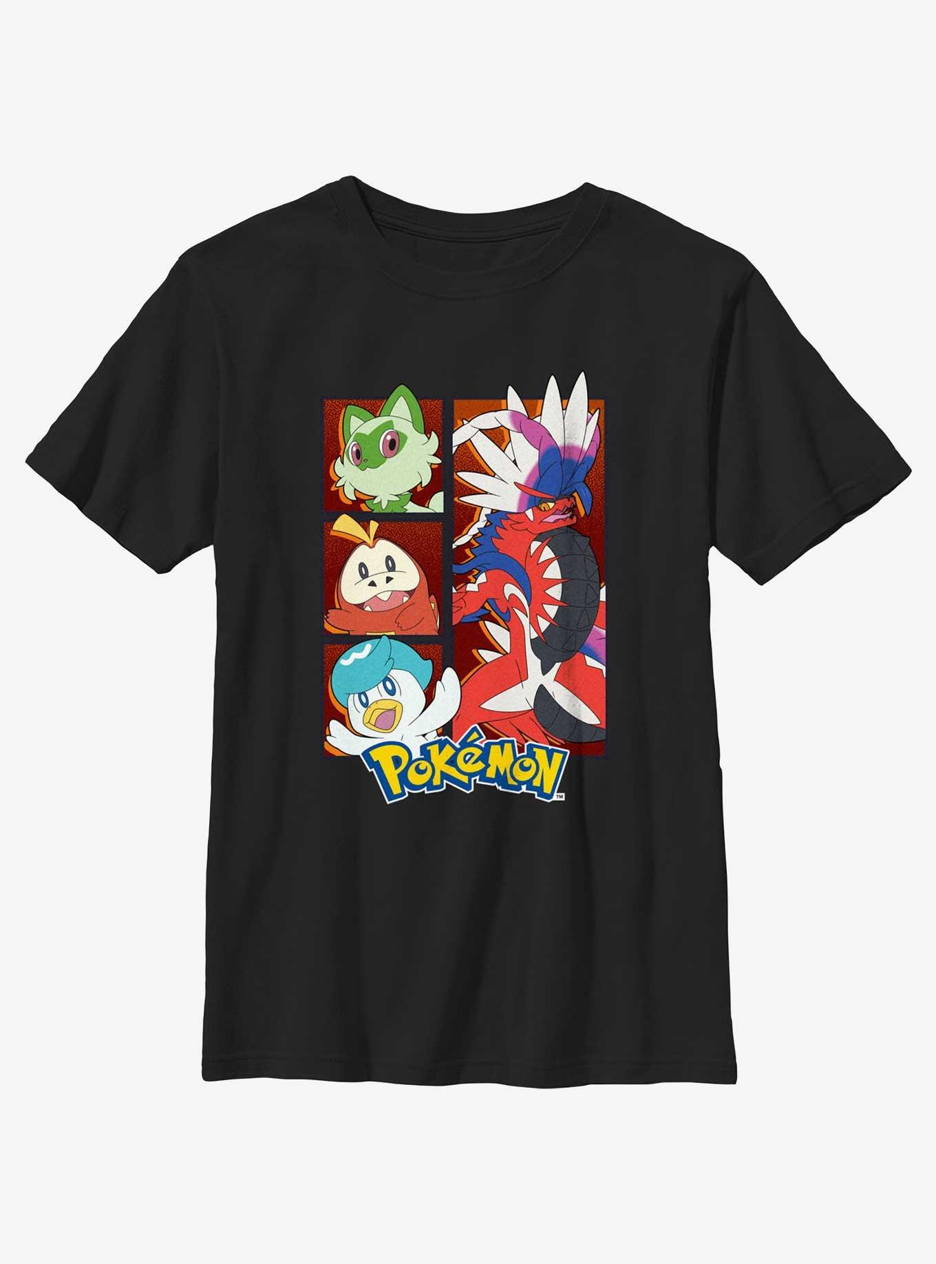 Pokemon Koraidon Generation 9 Starters Youth T-Shirt, , hi-res