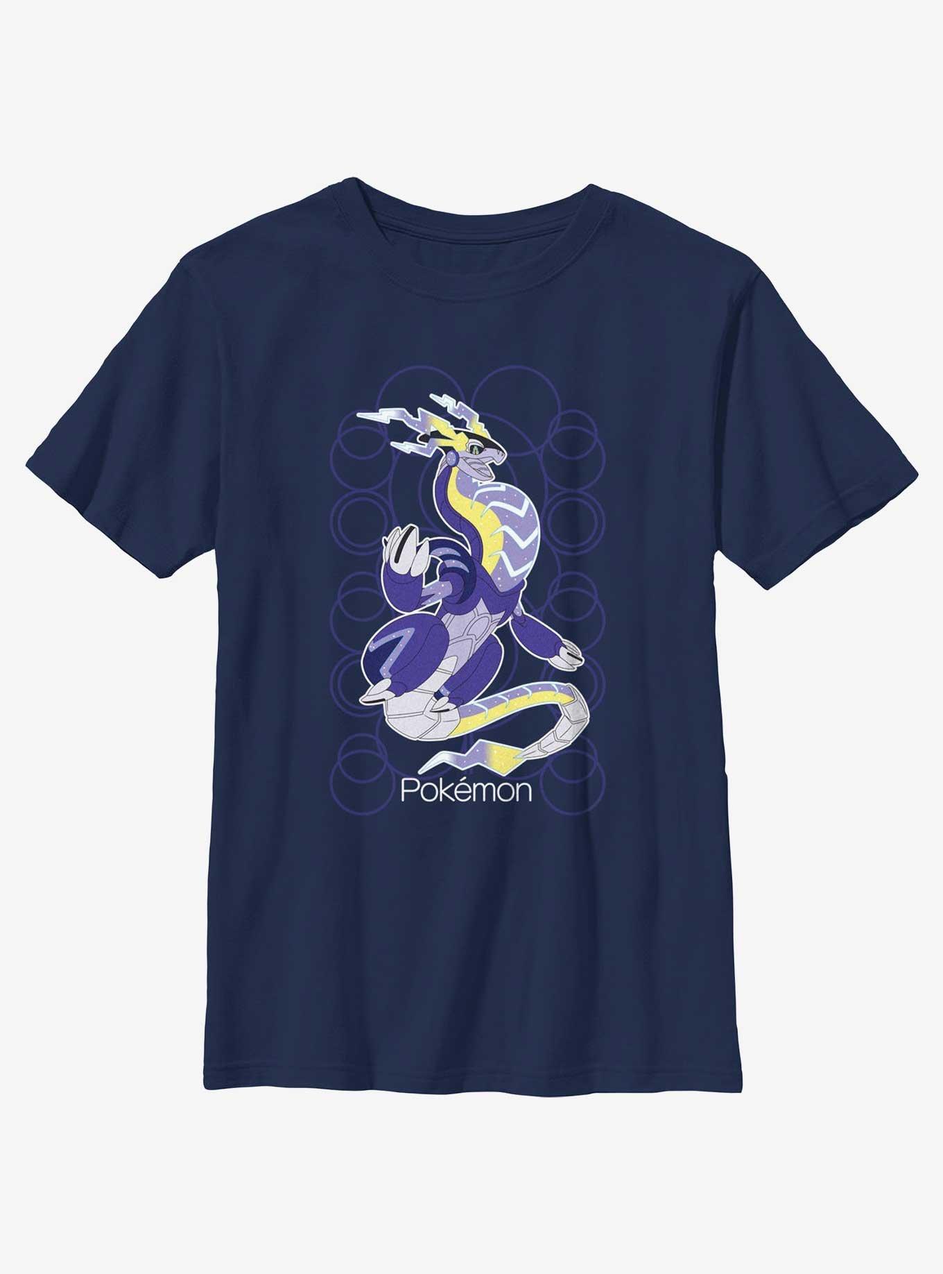 Pokemon Miraidon Youth T-Shirt, NAVY, hi-res