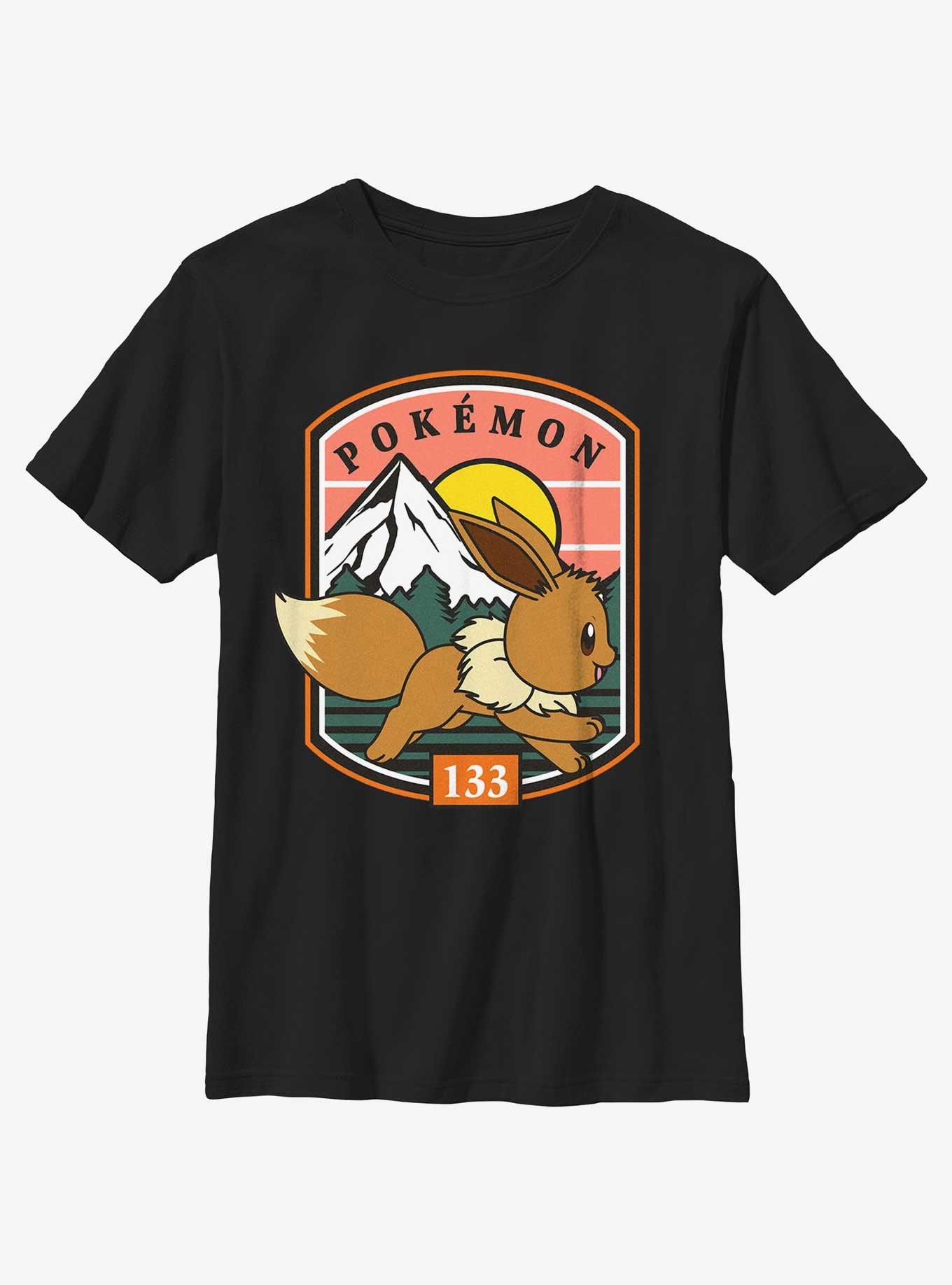 Pokemon Eevee Out For A Run Youth T-Shirt, , hi-res