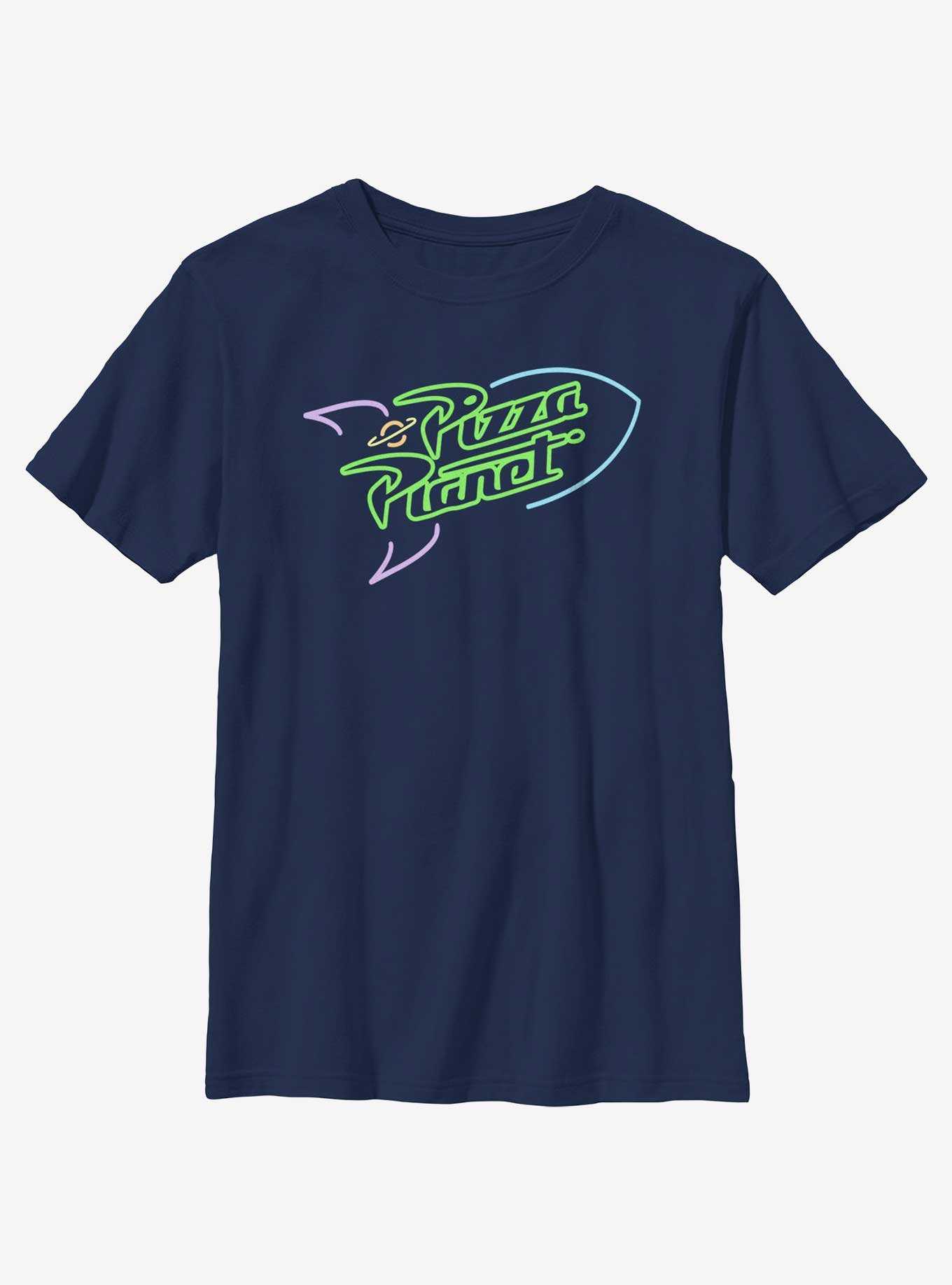 Disney Pixar Toy Story Retro Pizza Planet Logo Youth T-Shirt, , hi-res