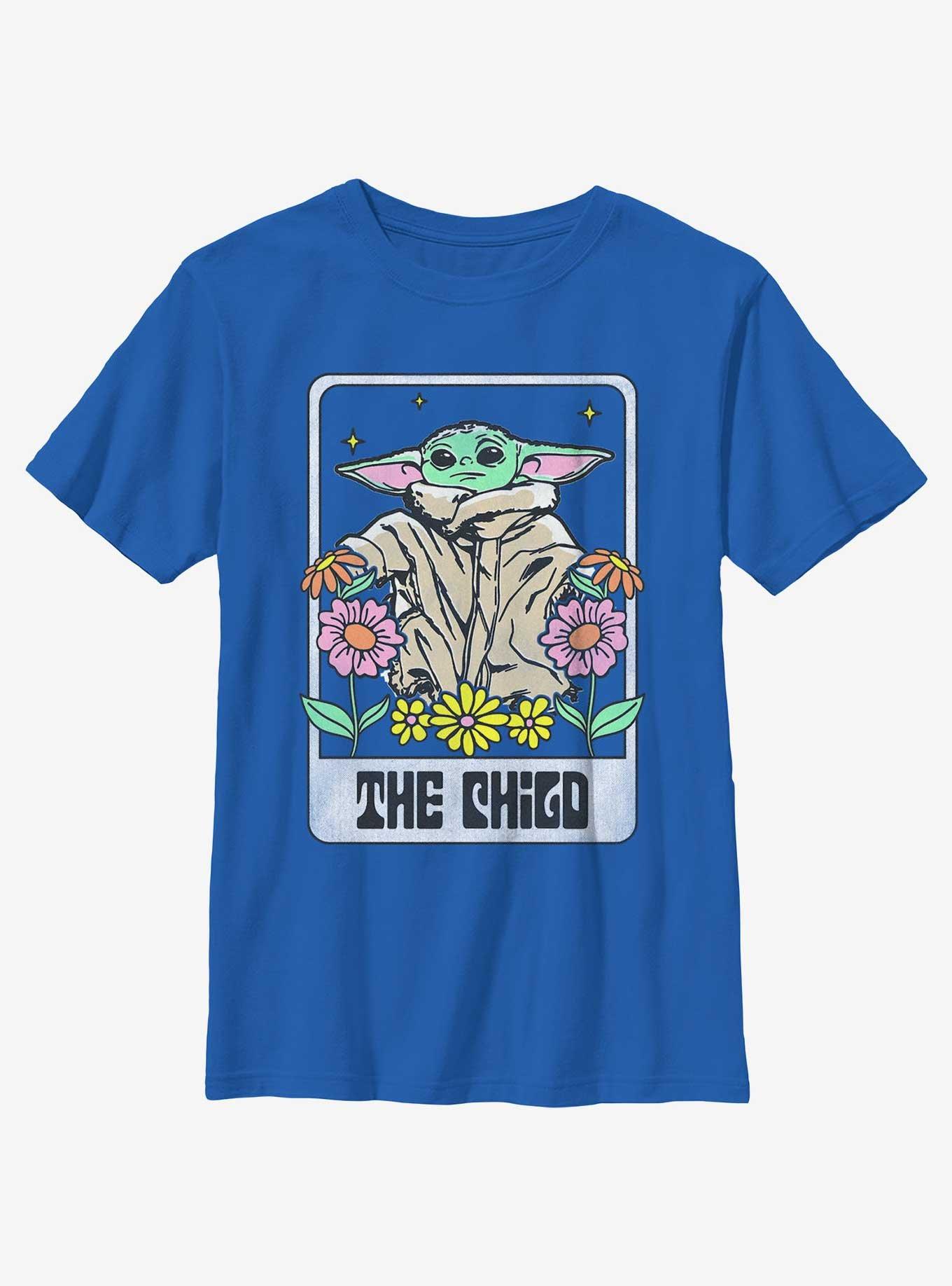 Star Wars The Mandalorian The Child Floral Youth T-Shirt, , hi-res