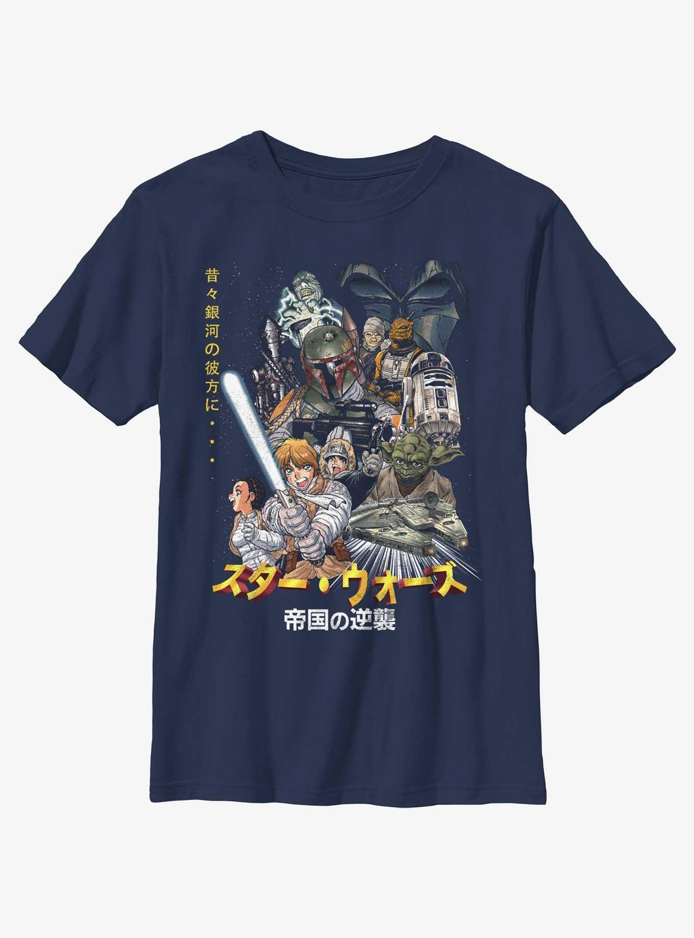 Star Wars Anime Group Stance Youth T-Shirt, , hi-res