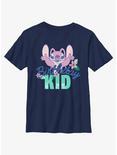 Disney Lilo & Stitch Birthday Kid Angel Youth T-Shirt, NAVY, hi-res