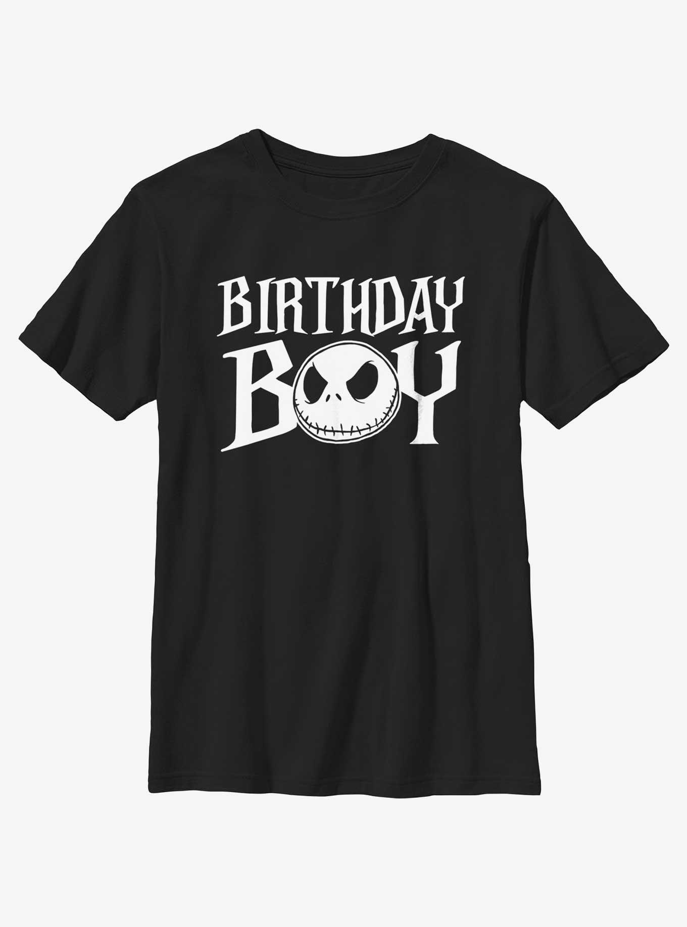 Disney The Nightmare Before Christmas Birthday Boy Jack Youth T-Shirt, BLACK, hi-res