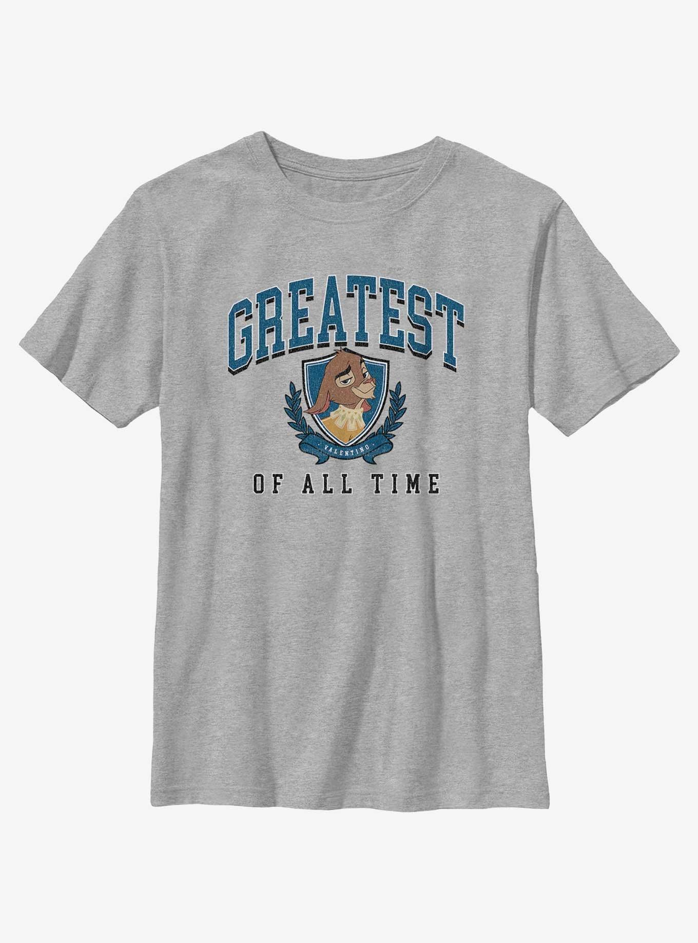 Disney Wish Valentino Greatest Of All Time Youth T-Shirt, ATH HTR, hi-res