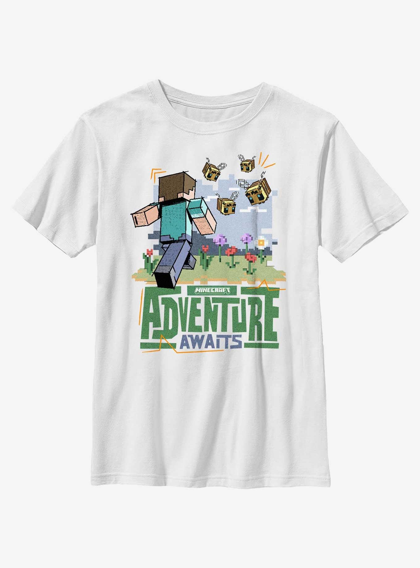 Minecraft Adventure Awaits Youth T-Shirt, , hi-res