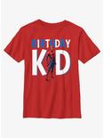 Marvel Spider-Man Birthday Kid Portrait Youth T-Shirt, RED, hi-res