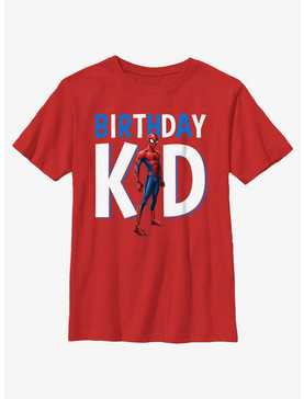Marvel Spider-Man Birthday Kid Portrait Youth T-Shirt, , hi-res