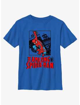 Marvel Spider-Man Iconic Stance Panel Youth T-Shirt, , hi-res