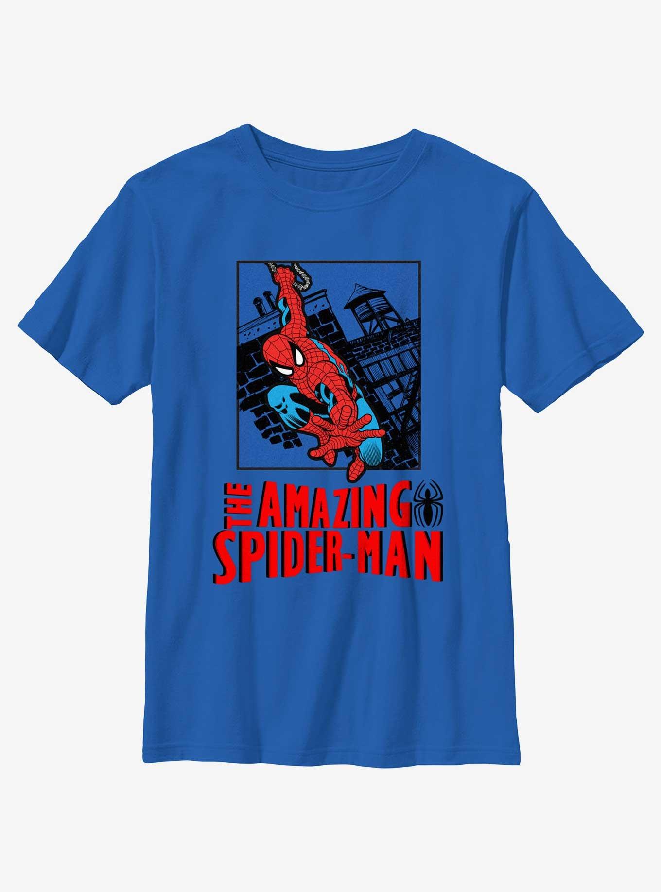 Marvel Spider-Man Iconic Stance Panel Youth T-Shirt, , hi-res