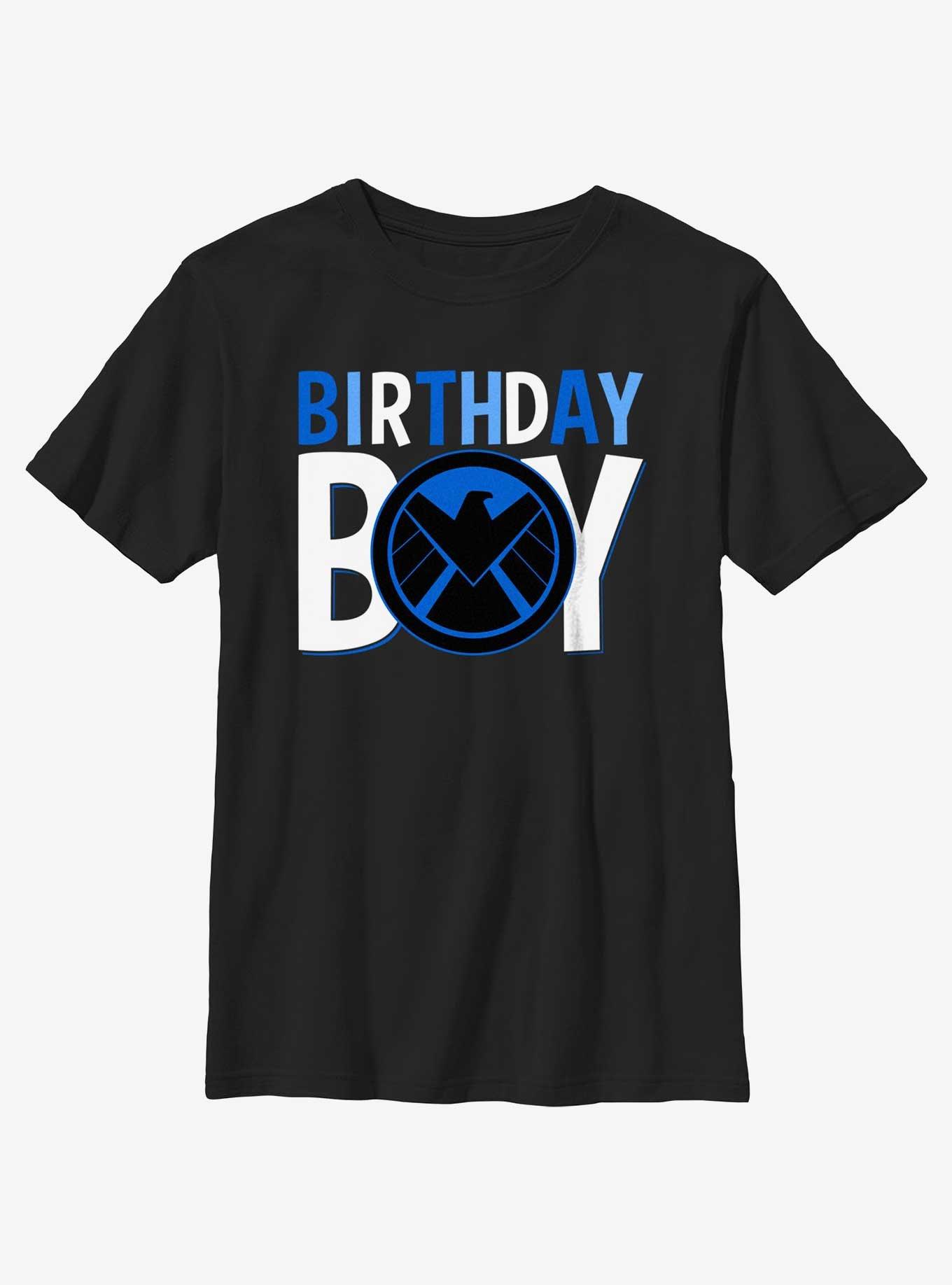 Marvel Captain America Birthday Boy The Falcon Youth T-Shirt, BLACK, hi-res