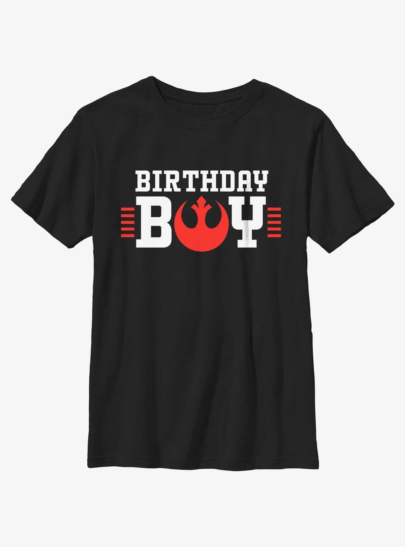 Star Wars Birthday Boy Rebel Alliance Youth T-Shirt, BLACK, hi-res