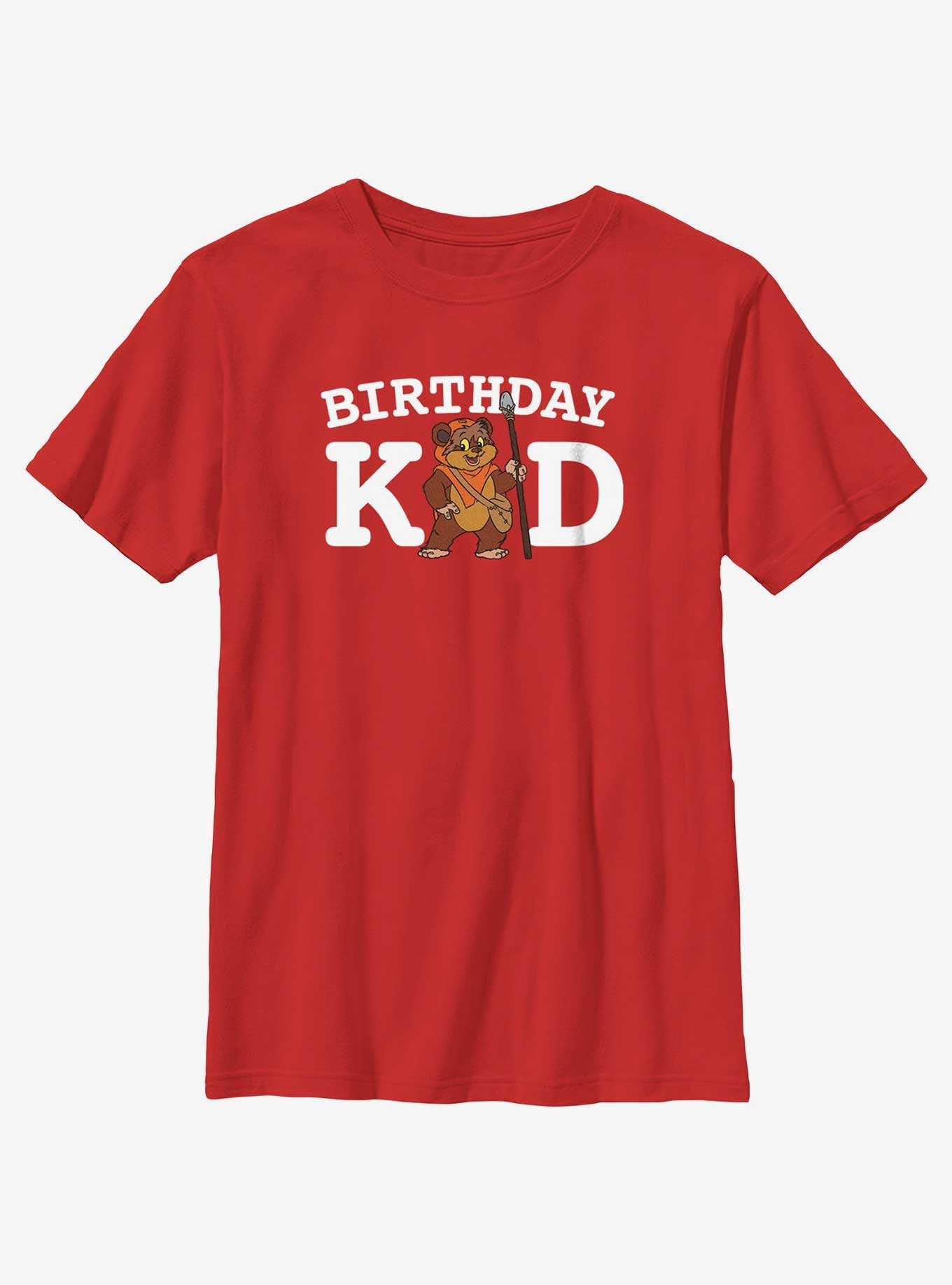 Star Wars Birhtday Kid Ewok Youth T-Shirt, , hi-res