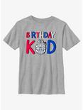 Star Wars Millennium Falcon Birthday Kid Youth T-Shirt, ATH HTR, hi-res