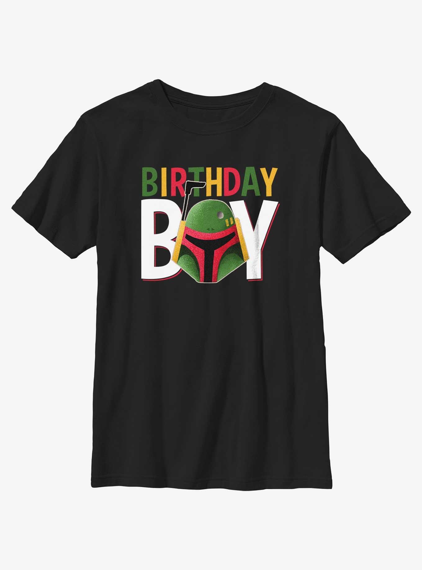 Star Wars Birthday Boy Boba Fett Youth T-Shirt, BLACK, hi-res