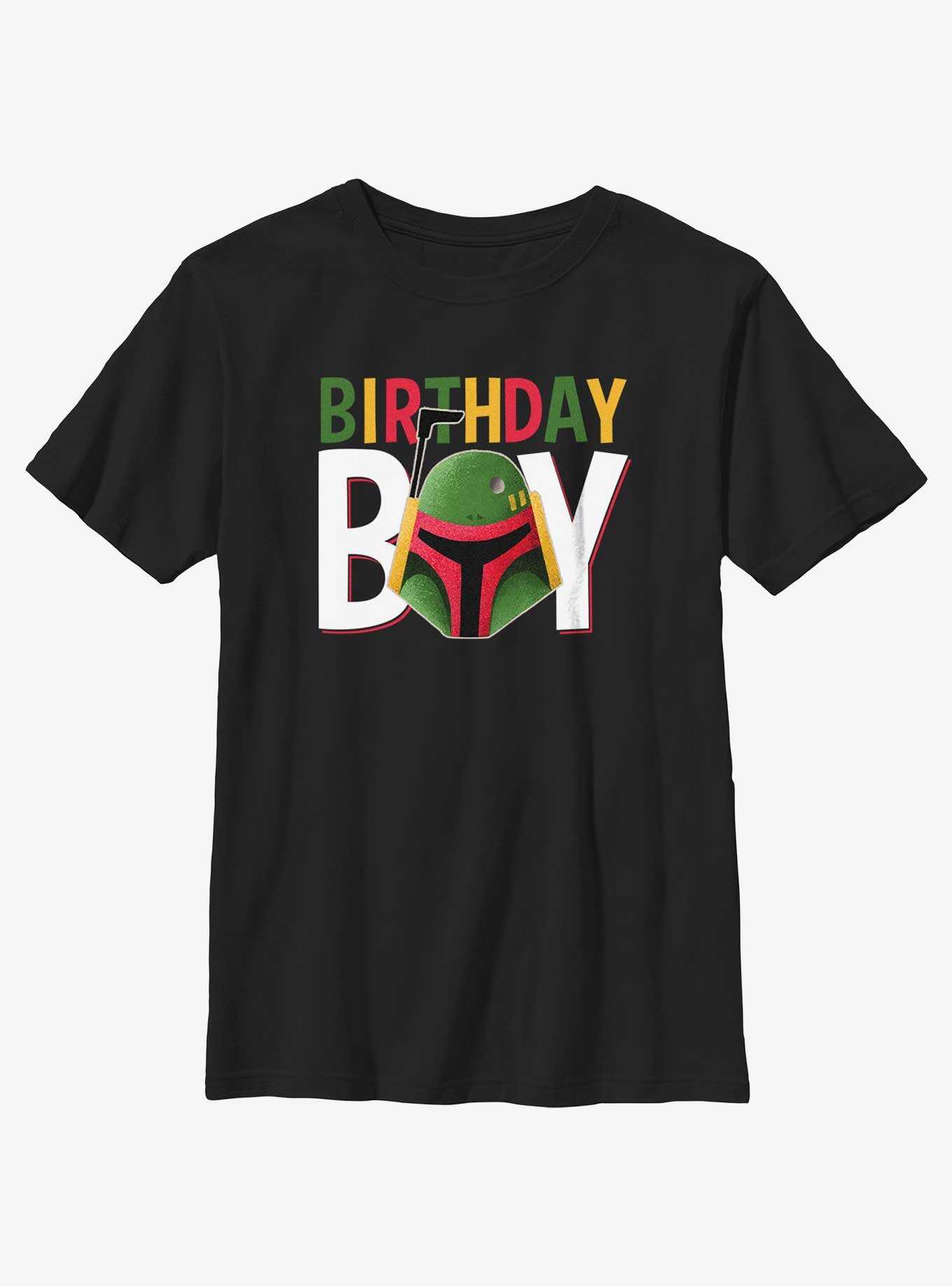 Star Wars Birthday Boy Boba Fett Youth T-Shirt, , hi-res