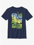 Minecraft Story Gradient Youth T-Shirt, NAVY, hi-res