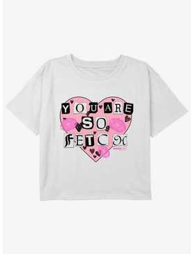 Mean Girls You Are So Fetch Youth Girls Boxy Crop T-Shirt, , hi-res