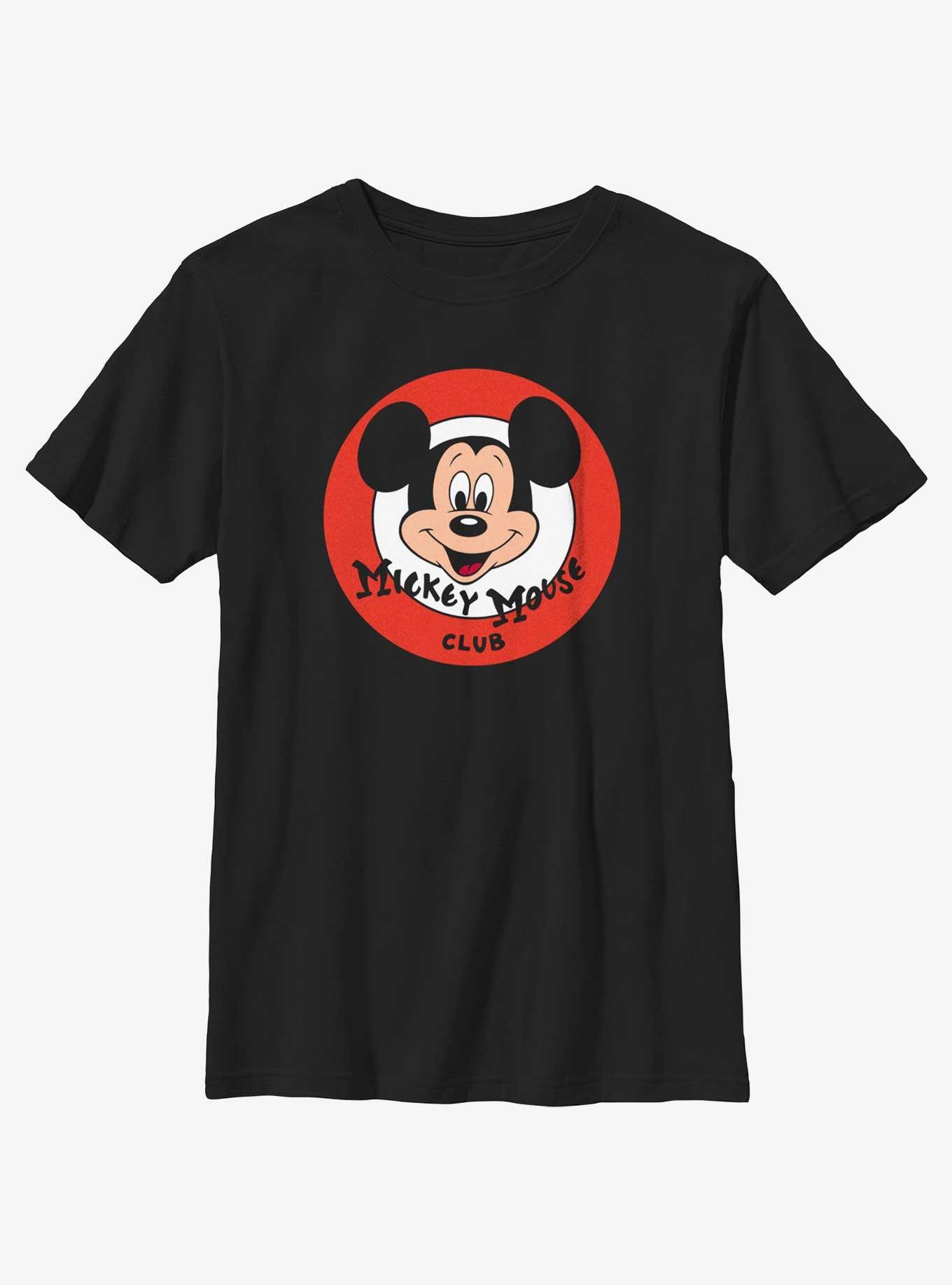 Disney100 Mickey Mouse Club Youth T-Shirt, BLACK, hi-res