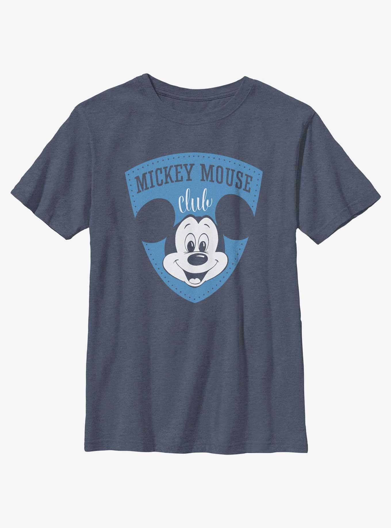 Disney100 Mickey Mouse Club Shield Youth T-Shirt, , hi-res