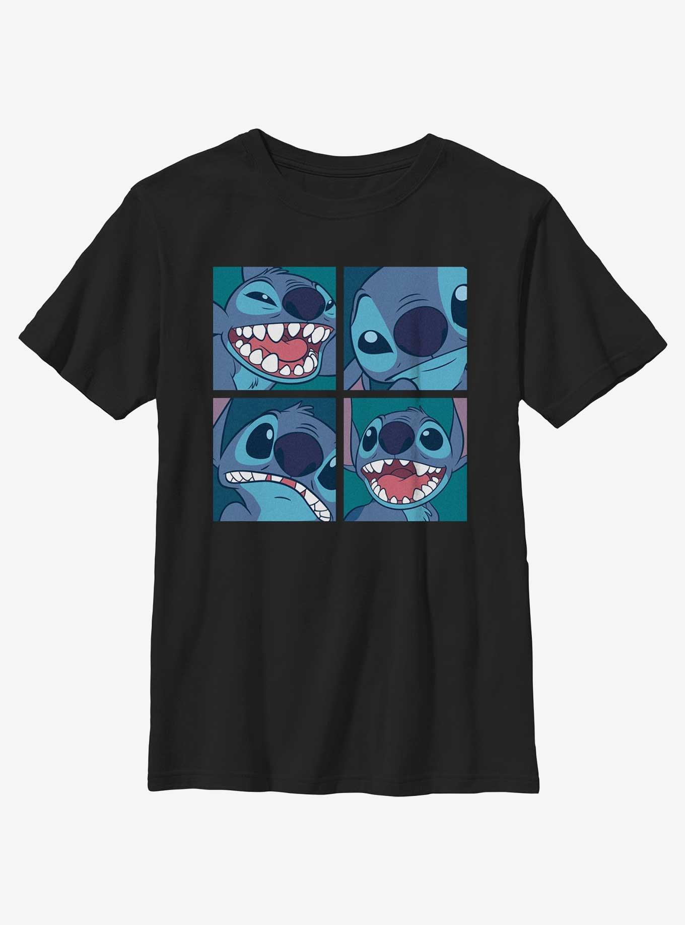 Disney Lilo & Stitch Panels Stitch Youth T-Shirt, , hi-res