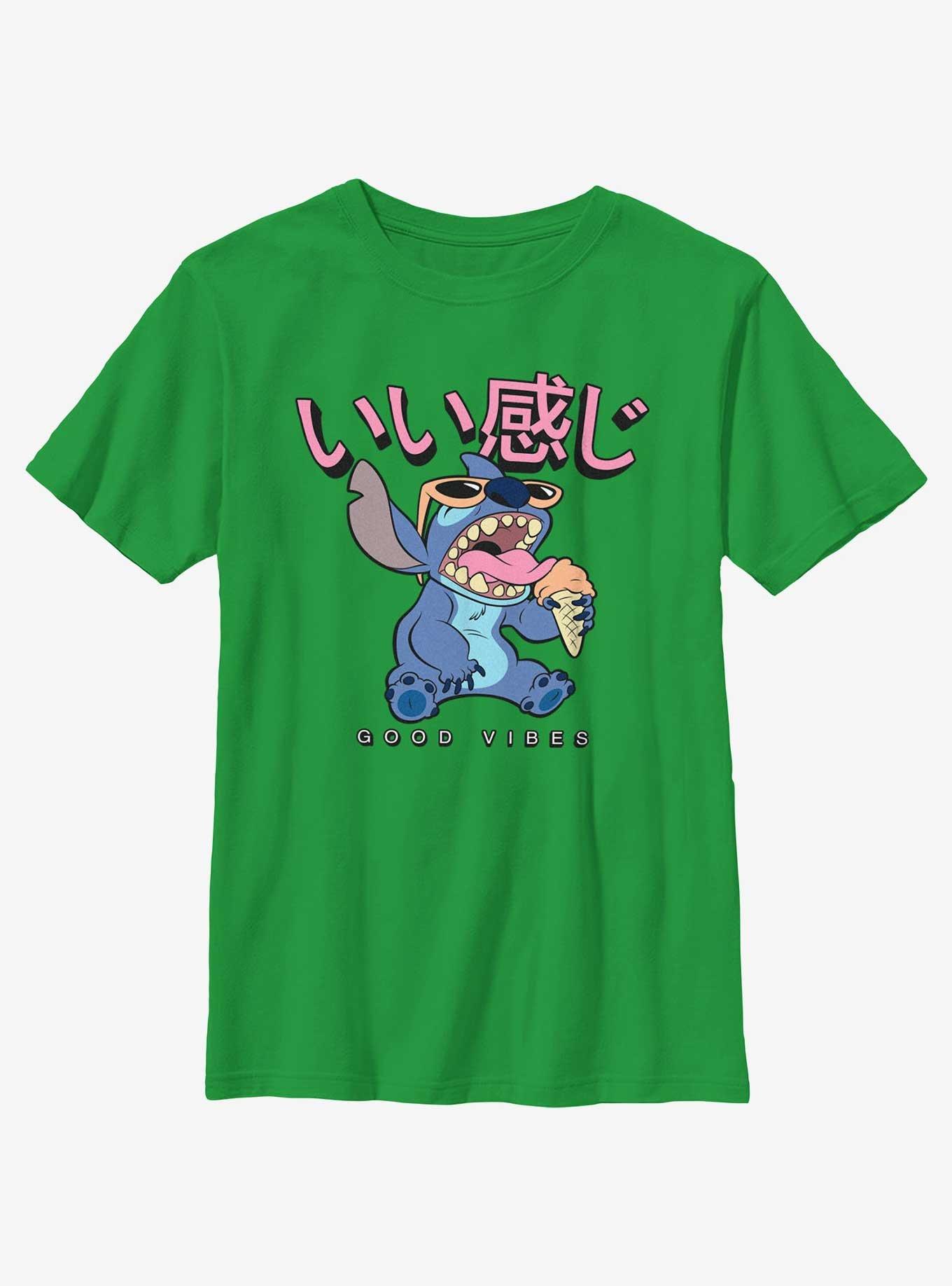 Disney Lilo & Stitch Good Vibes Youth T-Shirt