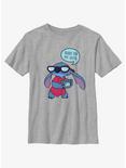 Disney Lilo & Stitch Ready For My Selfie Stitch Youth T-Shirt, ATH HTR, hi-res