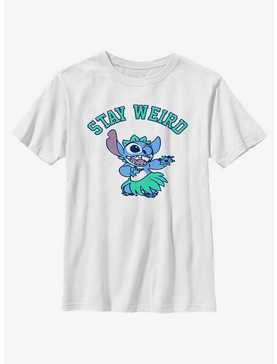 Disney Lilo & Stitch Stay Weird Stitch Hula Youth T-Shirt, , hi-res