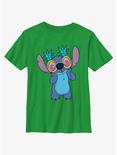 Disney Lilo & Stitch Pineapple Glasses Stitch Youth T-Shirt, KELLY, hi-res