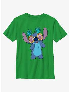 Disney Lilo & Stitch Pineapple Glasses Stitch Youth T-Shirt, , hi-res