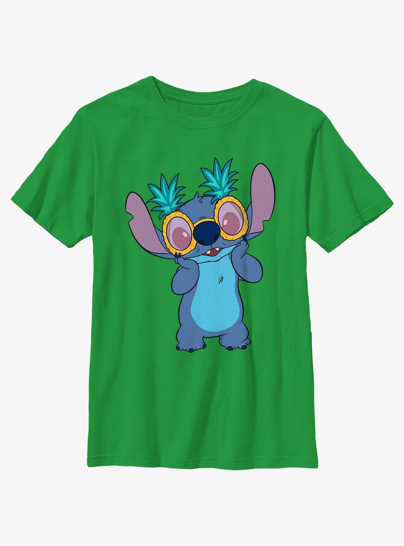Disney Lilo & Stitch Pineapple Glasses Stitch Youth T-Shirt, , hi-res