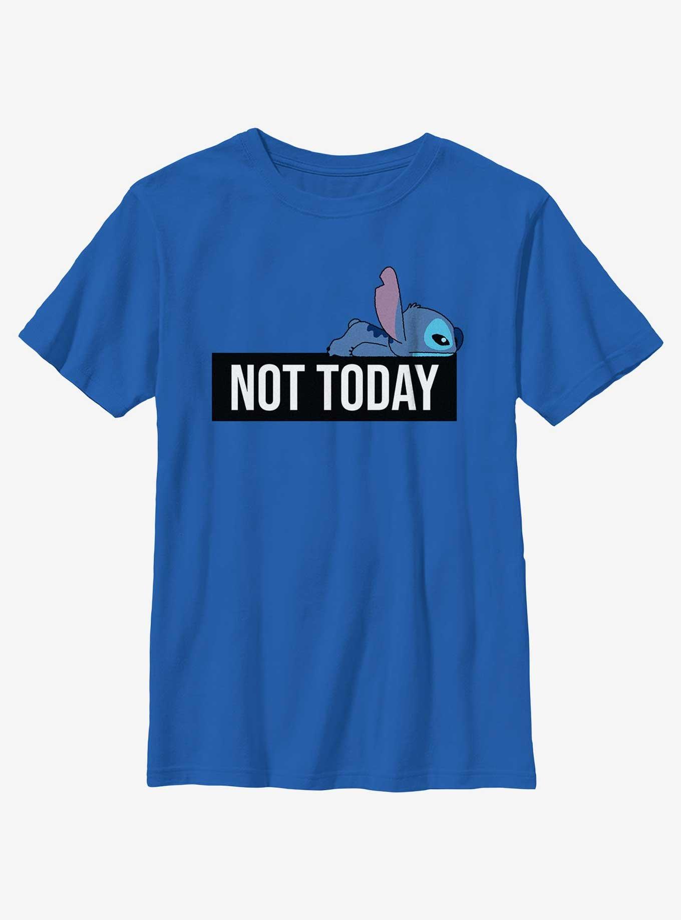 Disney Lilo & Stitch Not Today Laying Stitch Youth T-Shirt, , hi-res